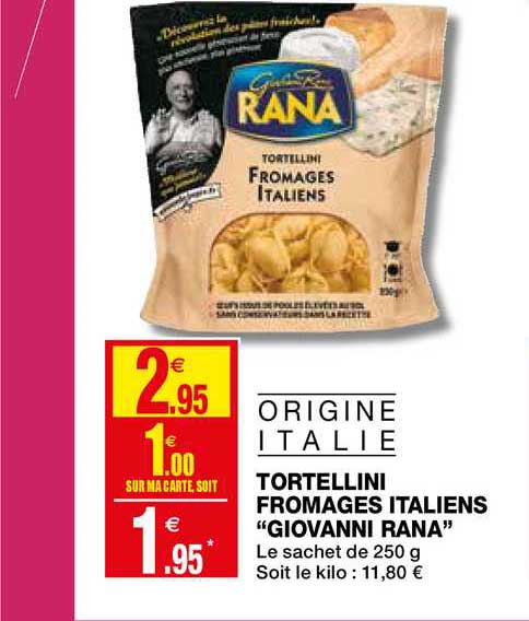 tortellini fromages italiens giovanni rana