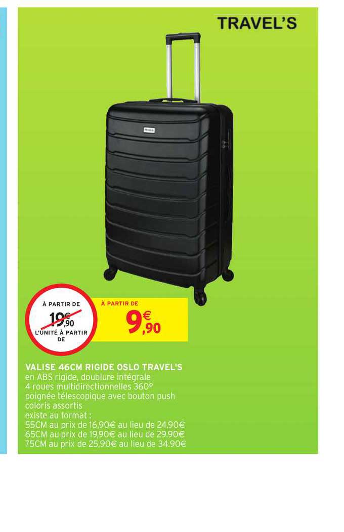 valise 46cm rigide oslo travel's