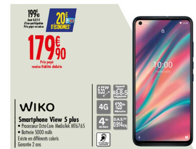 Wiko Smartphone View 5 Plus