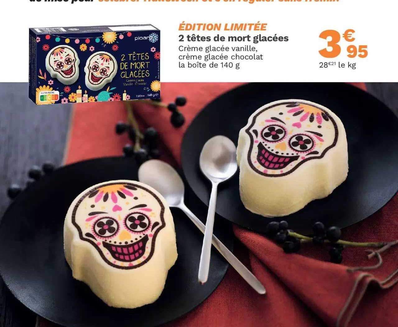 2 têtes de mort glacées