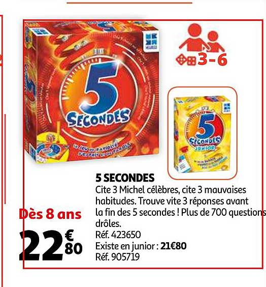 5 secondes