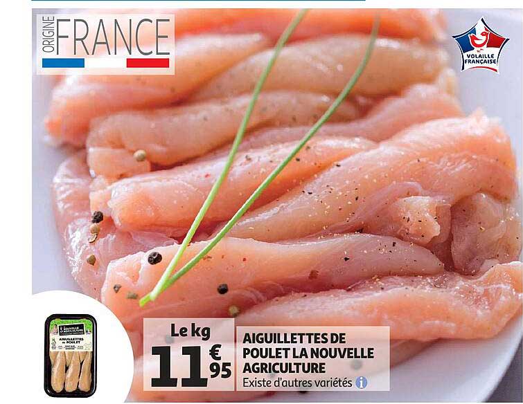 aiguillettes de poulet la nouvelle agriculture