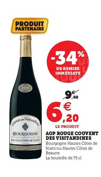 Aop Rouge Couvent Des Visitandines -34% De Remise Immédiate