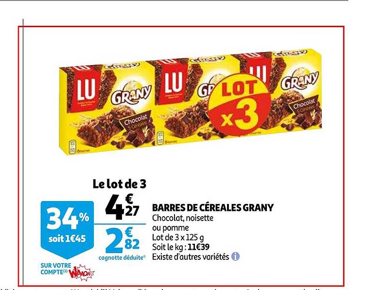 Barres De Céréales Grany