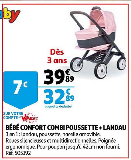 bébé confort combi poussette + landau