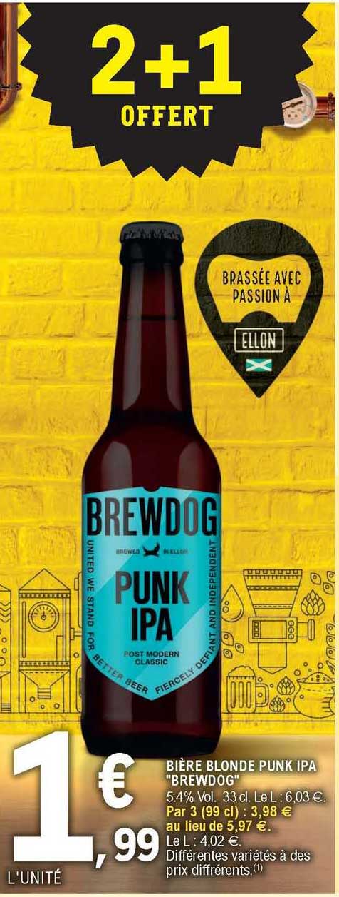 bière blonde punk ipa "brewdog"