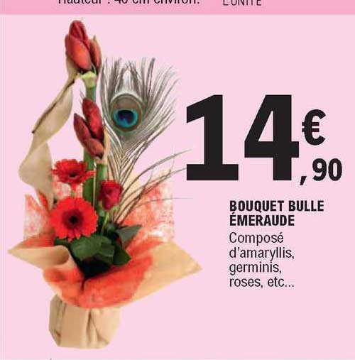 bouquet bulle émeraude