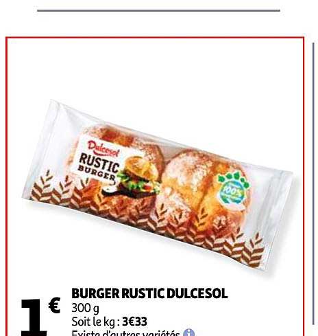 burger rustic dulcesol