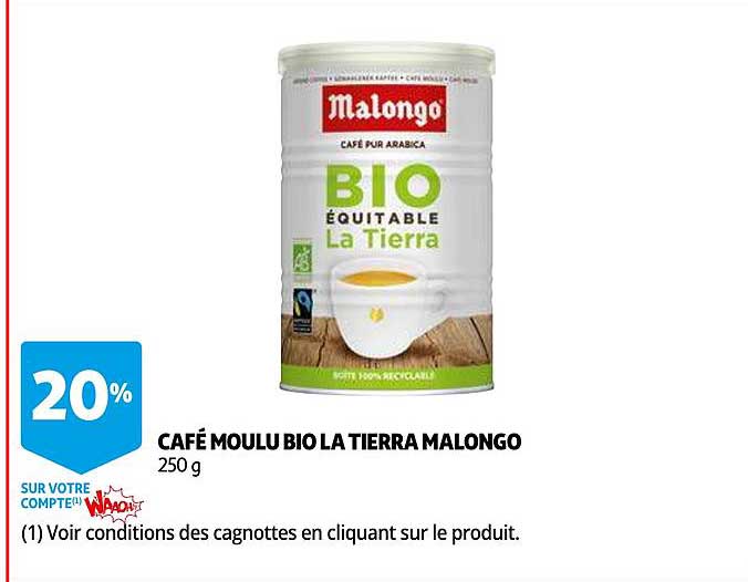 café moulu bio la tierra malonga