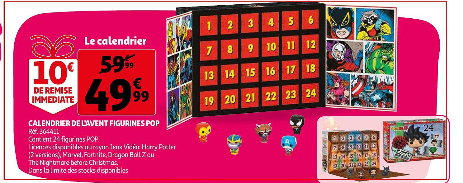 Calendrier De L'avent Figurines Pop