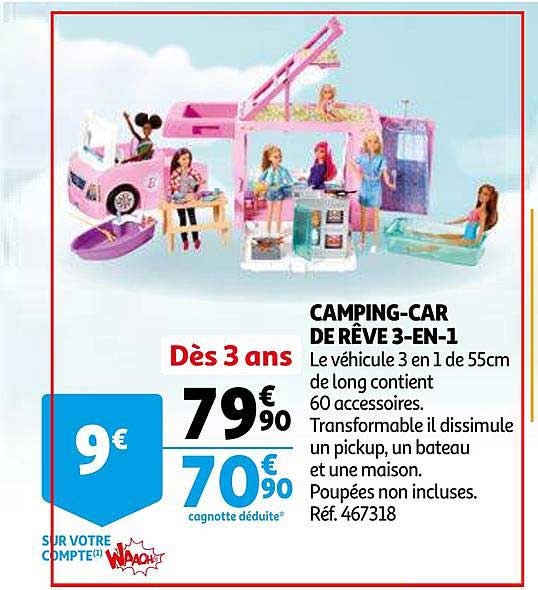 camping-car de rêve 3-en-1
