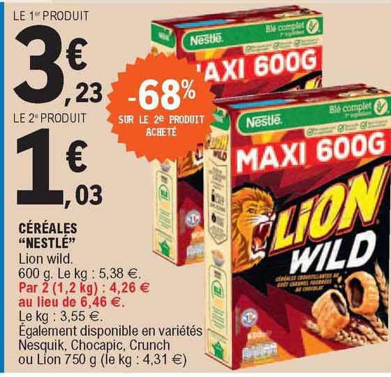 Céréales "nestlé"