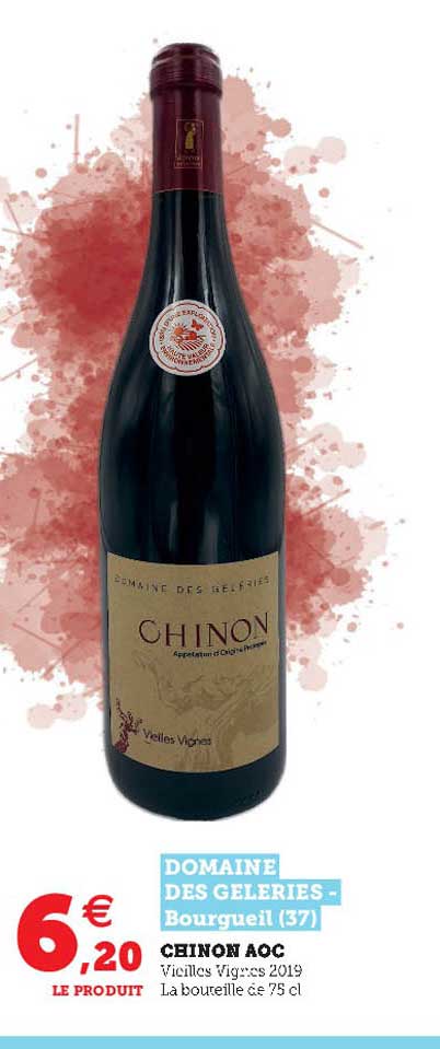 chinon aoc vieilles vignes 2019
