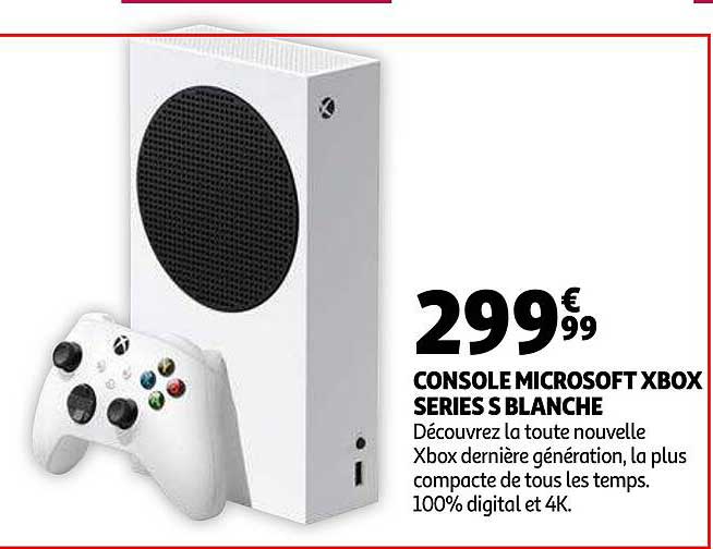 console microsoft xbox series blanche