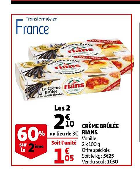 Crème Brulée Rians