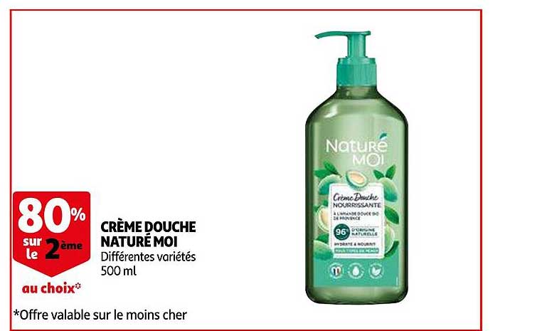 crème douche naturé moi