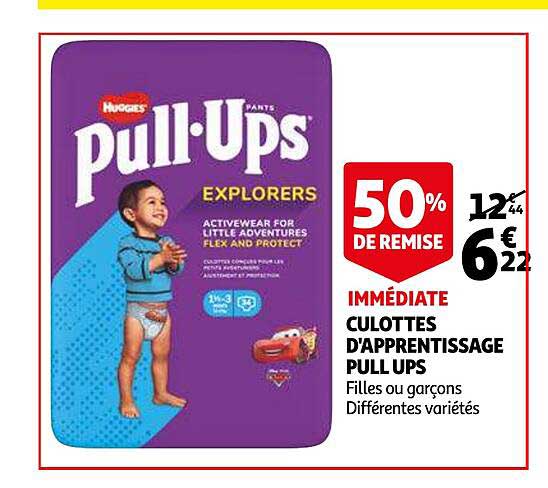 culottes d'apprentissage pull ups