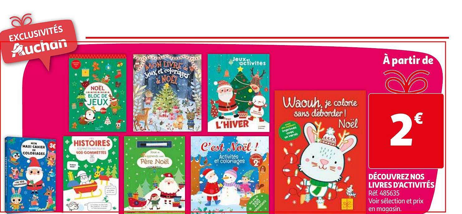 découvrez nos livres d'activités