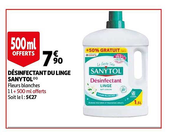 Désinfectant Du Linge Sanytol