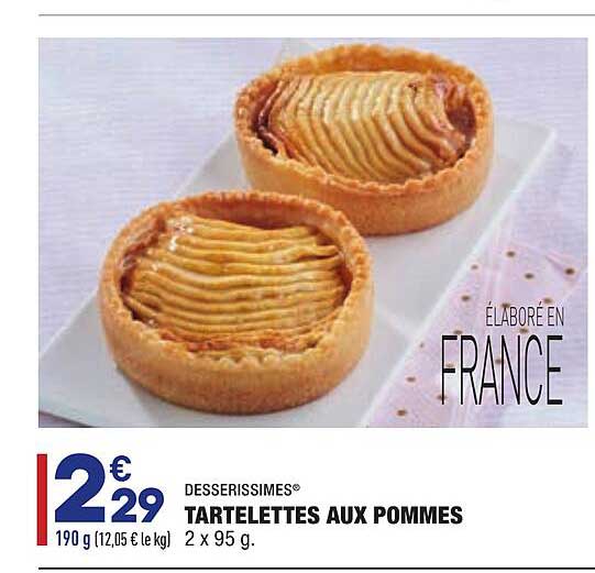 Desserissimes Tartelettes Aux Pommes