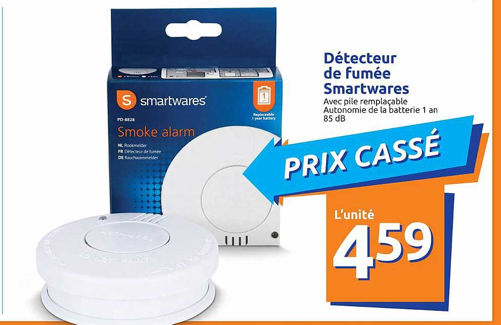 Détecteur De Fumée Smartwares