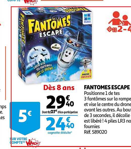 fantômes escape