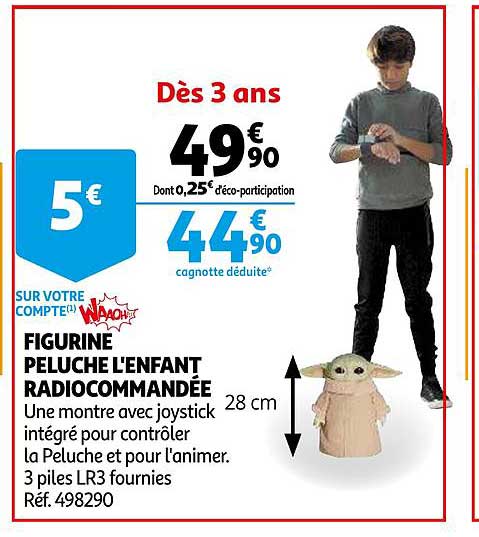 figurine peluche l'enfant radiocommandée