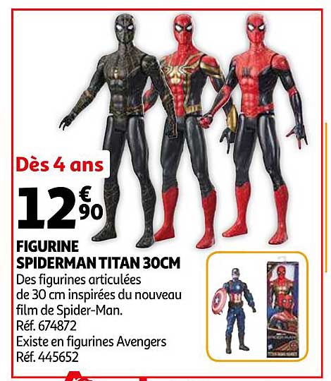 figurine spiderman titan 30cm