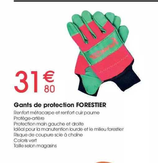 Gants De Protection Forestier