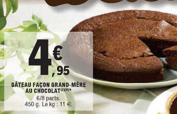 gâteau façon grand-mère au chocolat