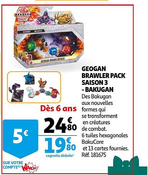 geogan brawler pack saison 3 - bakugan
