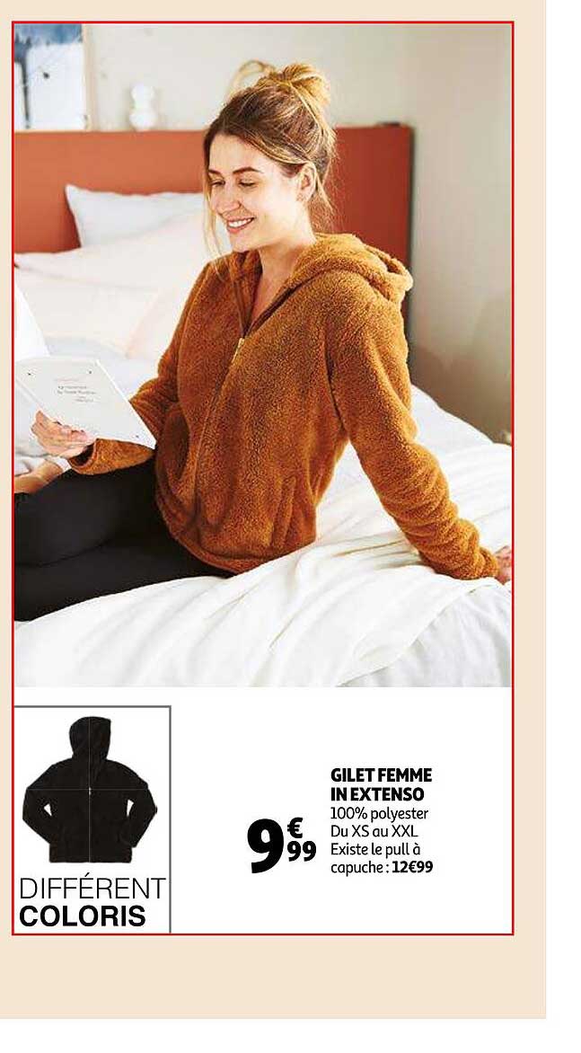 gilet femme in extenso