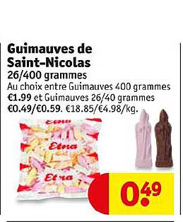 guimauves de saint-nicolas