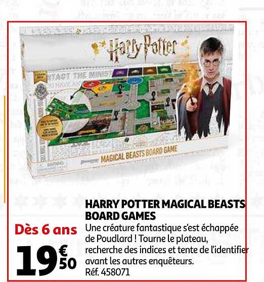 harry potter magical beasts board games