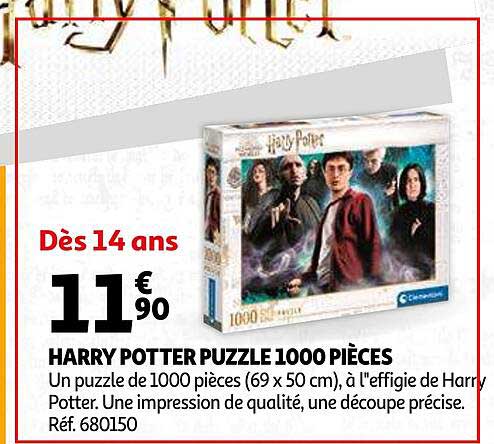 harry potter puzzle 1000 pièces