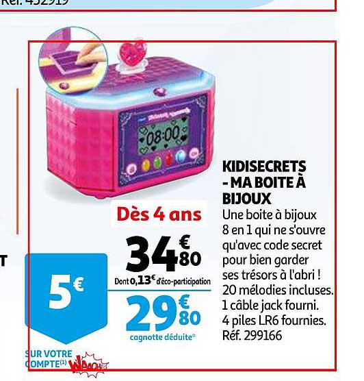 Kidisecrets - Ma Boîte à Bijoux