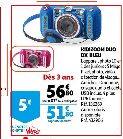 kidizoom duo dx bleu