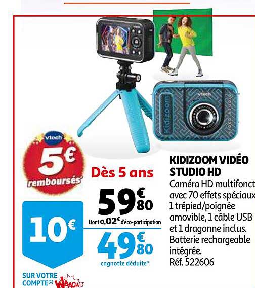 kidizoom vidéo studio hd
