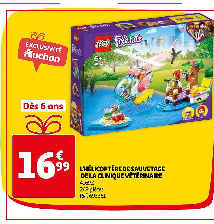 l'hélicoptère de sauvetage de la clinique vétérinaire