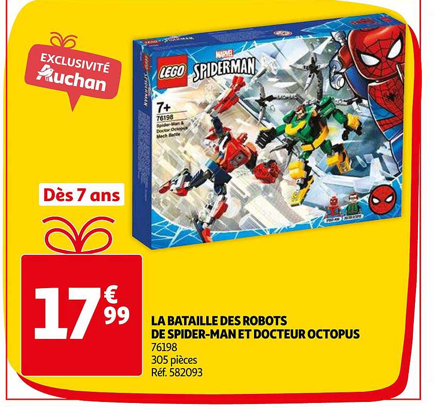 la  bataille des robots de spider-man et docteur octopus