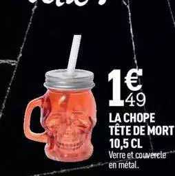 la chope tête de mort 10.5 cl