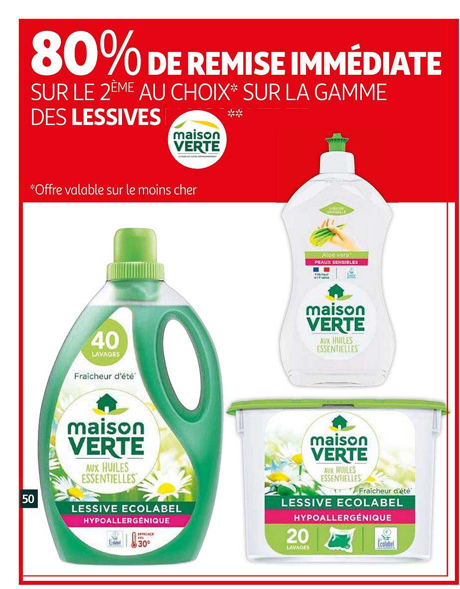 La Gamme Des Lessives Maison Verte