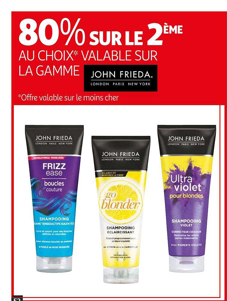 la gamme john frieda