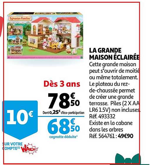 la grande maison éclairée