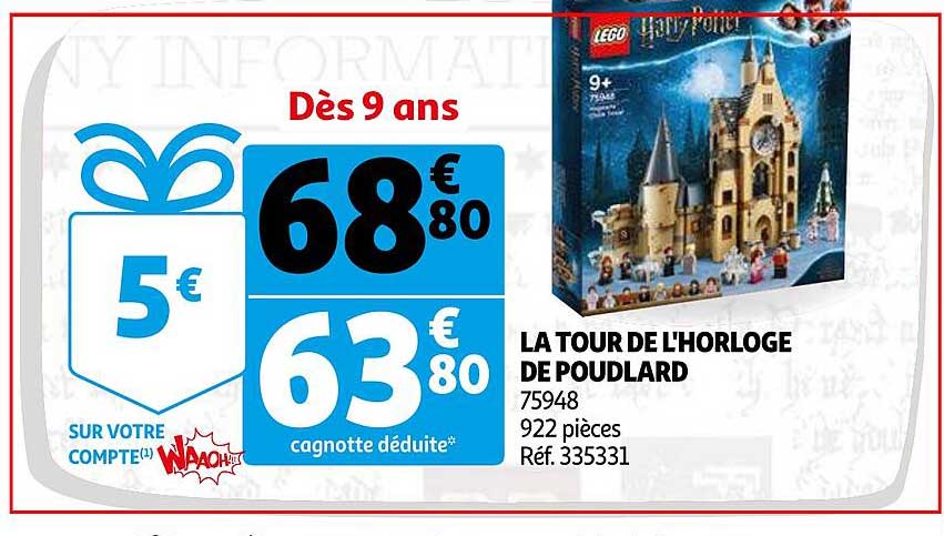 la tour de l'horloge de poudlard