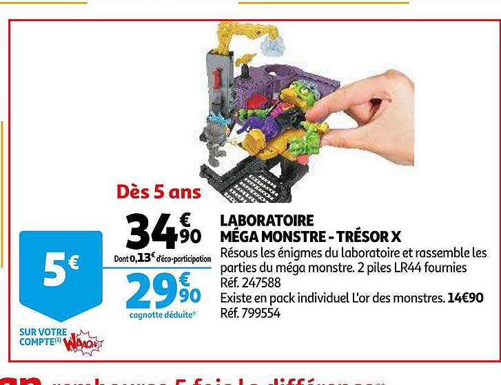 laboratoire méga monstre - trésor x