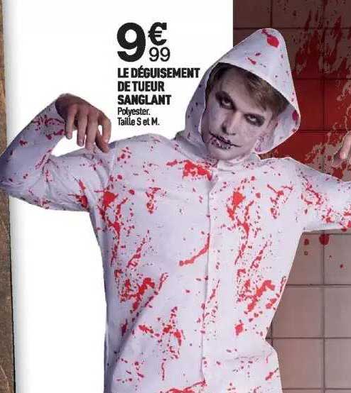 le déguisement de tueur sanglant