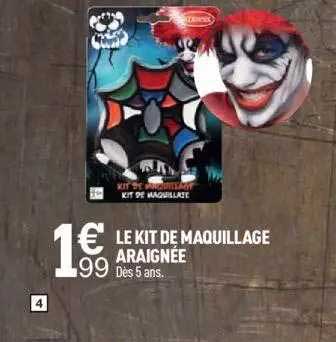 Le Kit De Maquillage Araignée