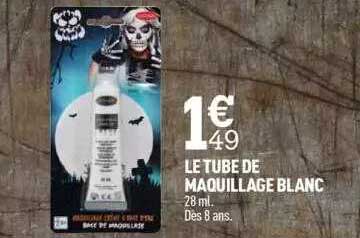 Le Tube De Maquillage Blanc