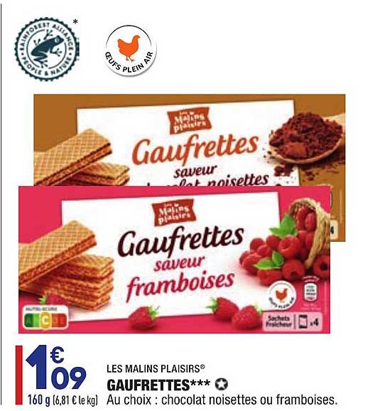 les malins plaisirs gaufrettes